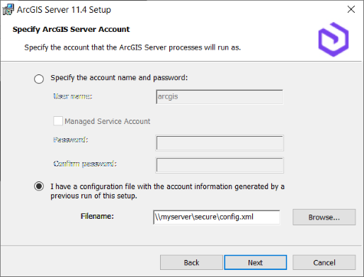 Import a server configuration file. Import a server configuration file.